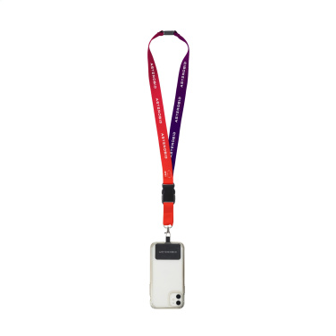 Logotrade verslo dovanos nuotrauka: Lanyard Promo Complete Sublimatie RPET 2 cm su pataisu