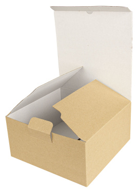 Logotrade verslo dovanos nuotrauka: Kartoninė dėžutė - 21,5 x 21,5 x 10,5 cm