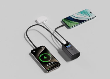 Logotrade firminės dovanos nuotrauka: Urban Vitamin Campbell 55W 10.000mAh kišeninė išorinė baterija