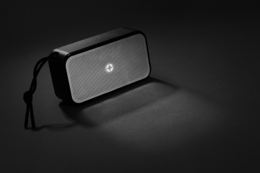 Logotrade reklaminiai produktai nuotrauka: „Swiss Peak RCS“ perdirbto aliuminio 10 W bosinis garsiakalbis