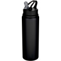 „Fitz“ 800 ml RCS perdirbto nerūdijančio plieno vandens butelis, Vientisa juoda
