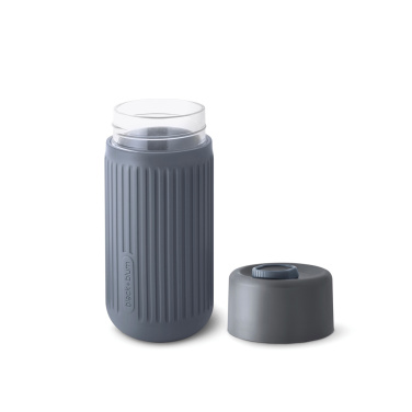 Logotrade verslo dovanos nuotrauka: „Black+Blum“ stiklinis kelioninis puodelis, 340 ml