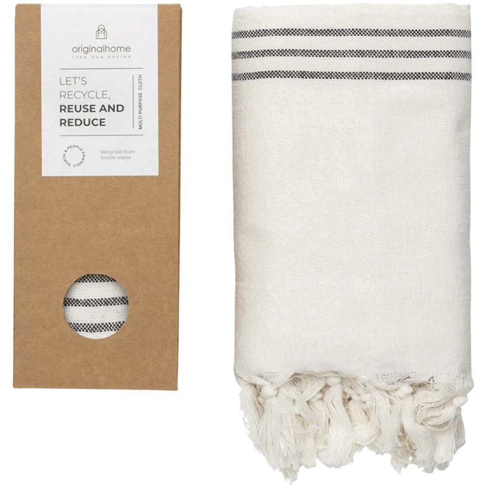 Logotrade reklaminiai produktai nuotrauka: Originalhome perdirbtas audinys - 85 x 175 cm