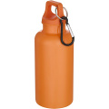 Oregon 400 ml vienspalvis RCS perdirbto plastiko vandens butelis su karabinu, Oranžinė