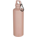 Oregon 750 ml vienspalvis RCS perdirbto plastiko vandens butelis su karabinu, Dulkėta rožinė