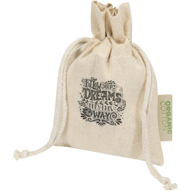 Logotrade dovana nuotrauka: Odisha 140 g/m² OCS ekologiškas dovanų maišelis - 15 x 10 cm