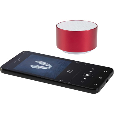 Logotrade reklaminės dovanos nuotrauka: „Ankaa“ 3 W perdirbto aliuminio belaidis „Bluetooth®“ garsiakalbis