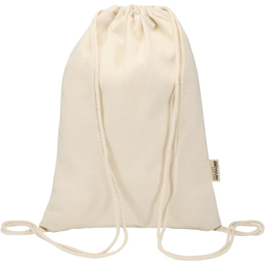 Logotrade firminės dovanos nuotrauka: „Oregon Blend“ 140 g/m² GRS perdirbto audinio maišas su raišteliu, 5 l