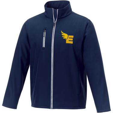 Logotrade verslo dovanos nuotrauka: Vyriška GRS perdirbto audinio softshell striukė „Orion“