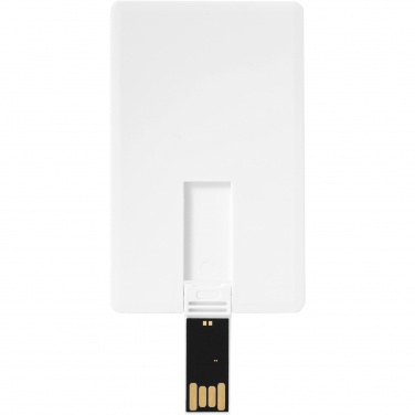 Logotrade biznesa dāvanas foto: Plāns kartes formas 2 GB USB zibatmiņas disks