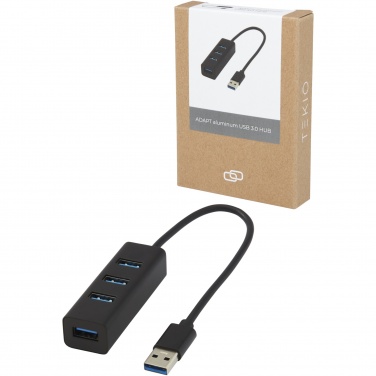 Logotrade korporatīvās dāvanas foto: ADAPT alumīnija USB 3.0 centrmezgls
