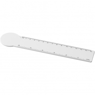 Logotrade ziemassvētku dāvanas foto: Tait 15 cm apļa formas otrreizējās plastmasas lineāls 