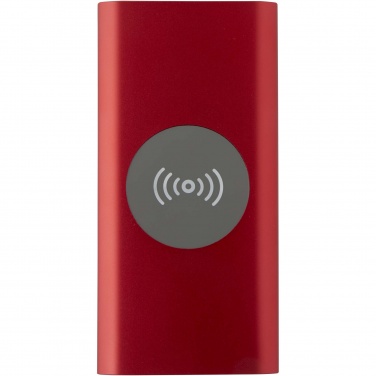 Logotrade dāvanas foto: Juice 8000 mAh C tipa pārstrādāta alumīnija bezvadu barošanas banka