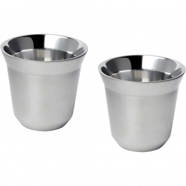 Logotrade ziemassvētku dāvanas foto: Duo 80 ml RCS sertificēts nerūsējošā tērauda espresso tasīšu komplekts 