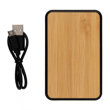 Logotrade logo dāvanas foto: RCS pārstrādāta plastmasa 5000 mAh Powerbank
