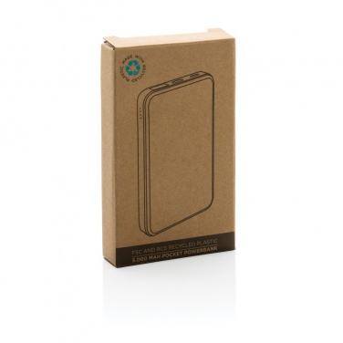 Logotrade ziemassvētku dāvanas foto: RCS pārstrādāta plastmasa 5000 mAh Powerbank