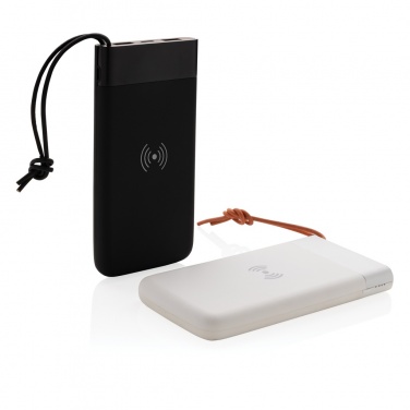 Logotrade logo dāvanas foto: Aria 8000 mAh 5W bezvadu uzlādes barošanas bloks