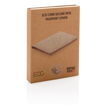 Logotrade biznesa dāvanas foto: Korķa drošs RFID pases vāciņš
