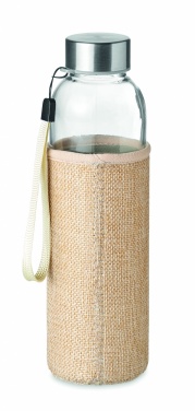 Logotrade ziemassvētku dāvanas foto: Stikla pudele maisiņā 500ml