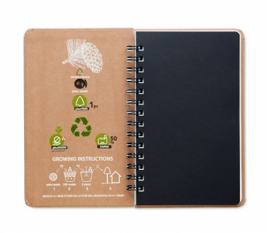 Logotrade korporatīvās dāvanas foto: A5 Priede GROWNOTEBOOK™
