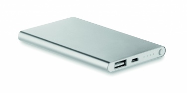 Logotrade logo dāvanas foto: Plakana jaudas banka 4000 mAh