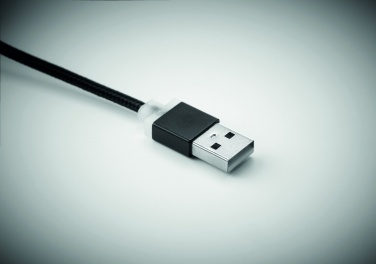 Logotrade dāvanas foto: atslēgu piekariņš ar USB tipa C kabeli Salaspils