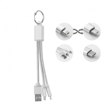 Logotrade logo dāvanas foto: atslēgu piekariņš ar USB tipa C kabeli Salaspils