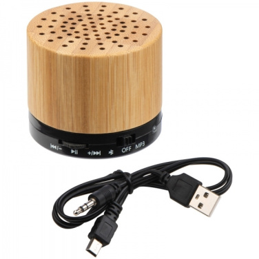 Logotrade Ideja dāvanas foto: Bambusa Bluetooth skaļrunis FLEEDWOOD