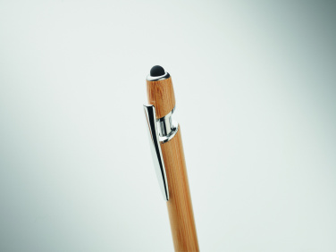 Logotrade biznesa dāvanas foto: Bambusa lodīšu pildspalva