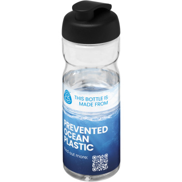 Logotrade logo dāvanas foto: H2O Active® Eco Base 650 ml sporta pudele ar pārslēdzamu vāku