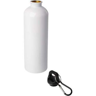 Logotrade ziemassvētku dāvanas foto: Oregon 750 ml RCS sertificēta vienas sienas nerūsējošā tērauda ūdens pudele ar karabīni