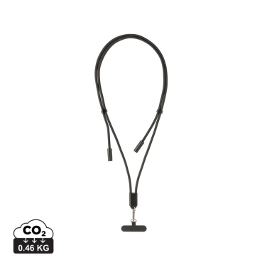 Logotrade dāvanas foto: LoopAmp RCS RPET regulējams telefona vads ar 60 W kabeli