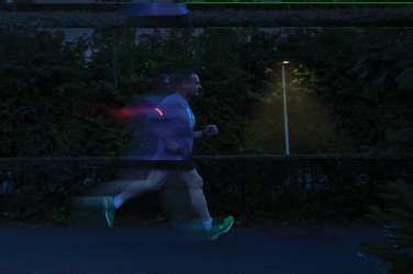 Logotrade dāvanas foto: Lumi Sprint RCS plastmasas LED uzlādējama skriešanas gaisma