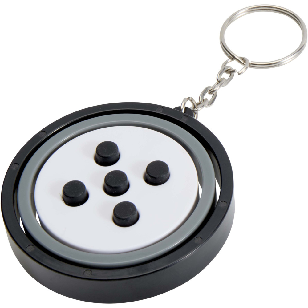 Logotrade Ideja dāvanas foto: Spinx pārstrādātas plastmasas žiroskopa fidget atslēgu piekariņš