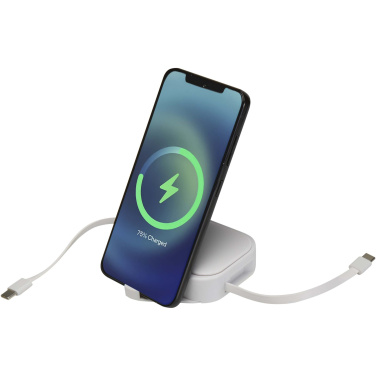 Logotrade korporatīvās dāvanas foto: Gloas 5-in-1 pārstrādāts ievelkams datu sinhronizācijas un 100 W ātrās uzlādes kabelis ar viedtālruņa rīku komplektu