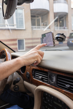 Logotrade dāvanas foto: Terra 360 RCS pārstrādātas plastmasas universālais tālruņa turētājs