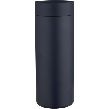Logotrade korporatīvās dāvanas foto: Illuminate 650 ml RCS pārstrādāta dubultsienu nerūsējošā tērauda ūdens pudele ar 3 daļu vāku komplektu