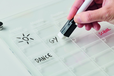 Logotrade Ideja dāvanas foto: Magnētiskais akrila plānotājs