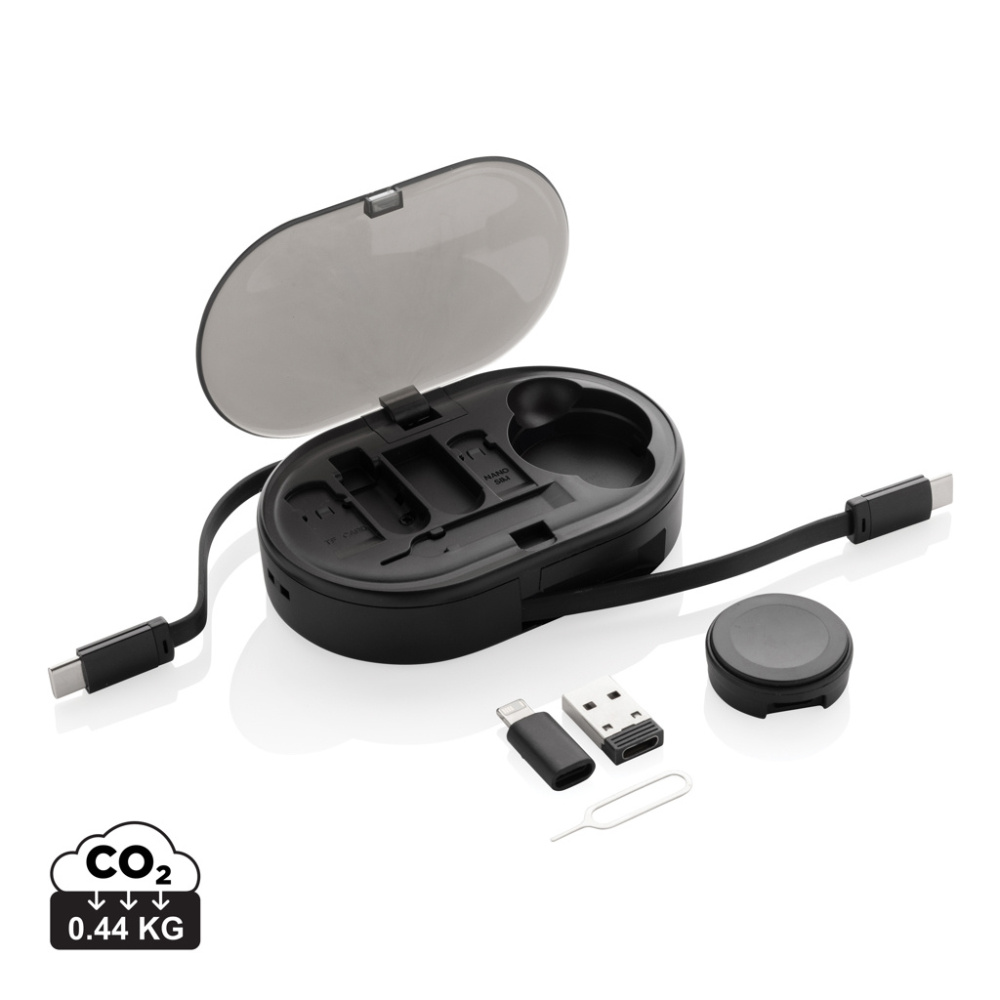 Logotrade dāvanas foto: Chargevix RCS rplastic daudzfunkcionāls 60W uzlādes komplekts