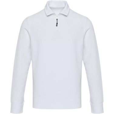 Logotrade logo dāvanas foto: Zeus garpiedurkņu unisex polo krekls ar pusrāvējslēdzēju