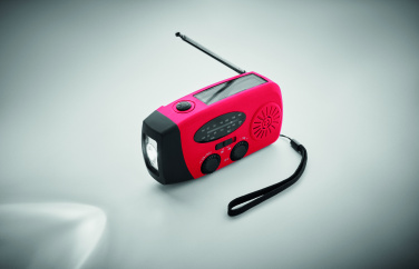 Logotrade biznesa dāvanas foto: Pārnēsājams radio SOS ar LED lukturīti