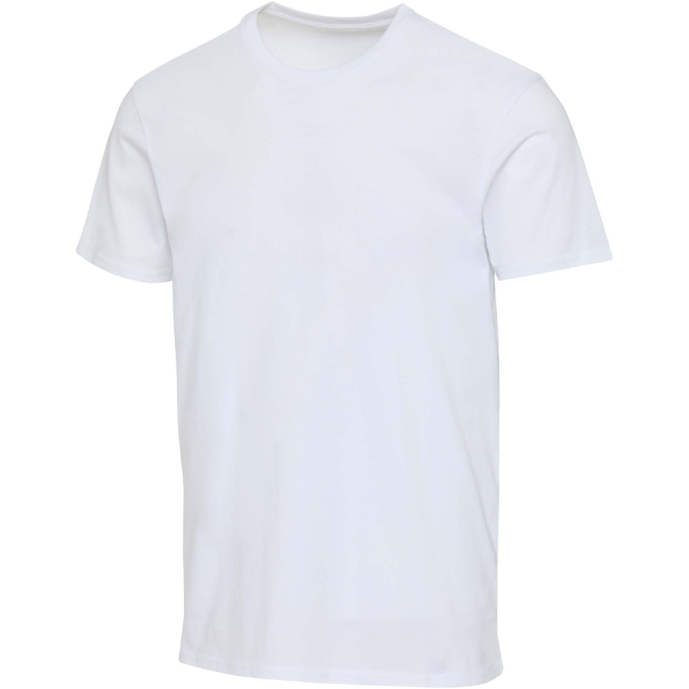 Logotrade korporatīvās dāvanas foto: Azurīta 160 g/m² īsroku unisex OCS organiskais T-krekls