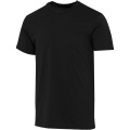 Azurīta 160 g/m² īsroku unisex OCS organiskais T-krekls, Melns