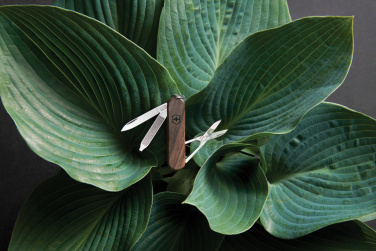 Logotrade dāvanas foto: VICTORINOX kabatas nazis Classic SD Wood 5 funkcijas