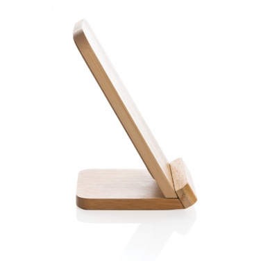 Лого трейд pекламные продукты фото: Подставка для беспроводной зарядки Bamboo 5 Вт