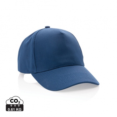 Лого трейд бизнес-подарки фото: Кепка Impact 5panel 280gr из переработанного хлопка с трассером AWARE™