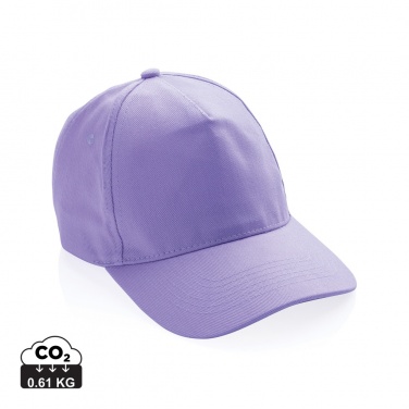 Логотрейд pекламные cувениры картинка: Кепка Impact 5panel 280gr из переработанного хлопка с трассером AWARE™