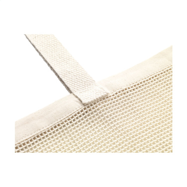 Логотрейд pекламные cувениры картинка: Сумка для покупок Natura Organic Mesh Shopper (180 г/м²)