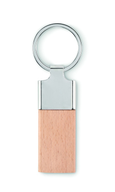 Лого трейд pекламные подарки фото: Key ring with rubber wood