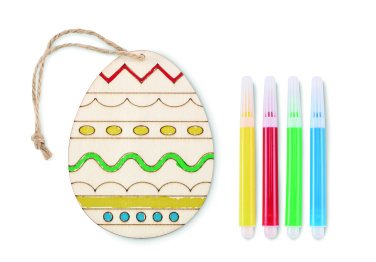 Лого трейд pекламные подарки фото: Wooden egg painting set